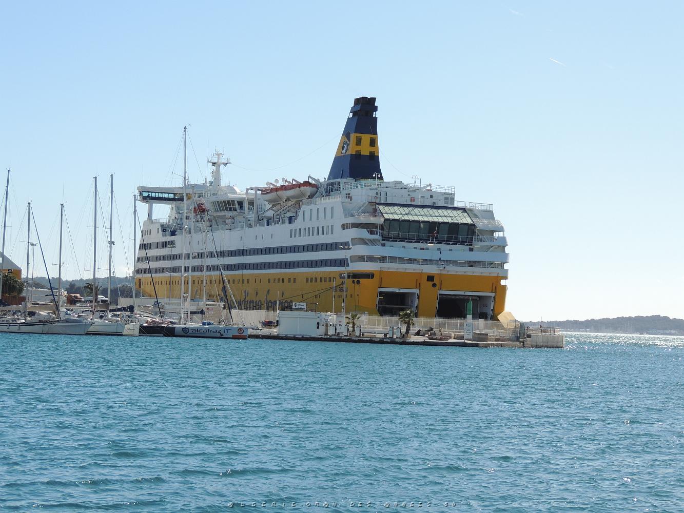 le port  le Ferry pour La Corse.JPG -           